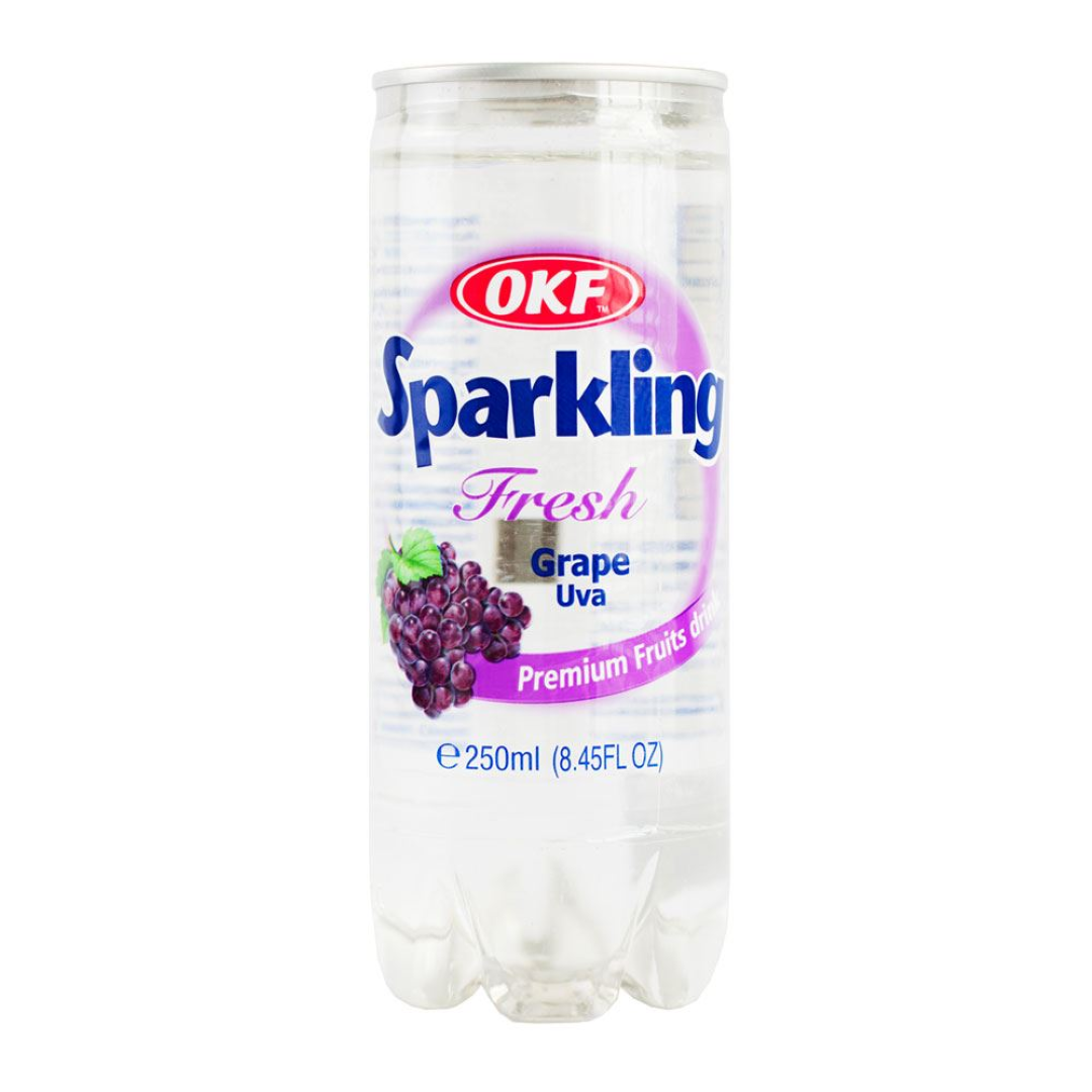 OKF GRAPE SPARKLING FRUIT DRINK  250ML